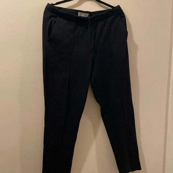 Everlane black womens pants - size large - straight leg - elastic waist - Picture 1 of 8